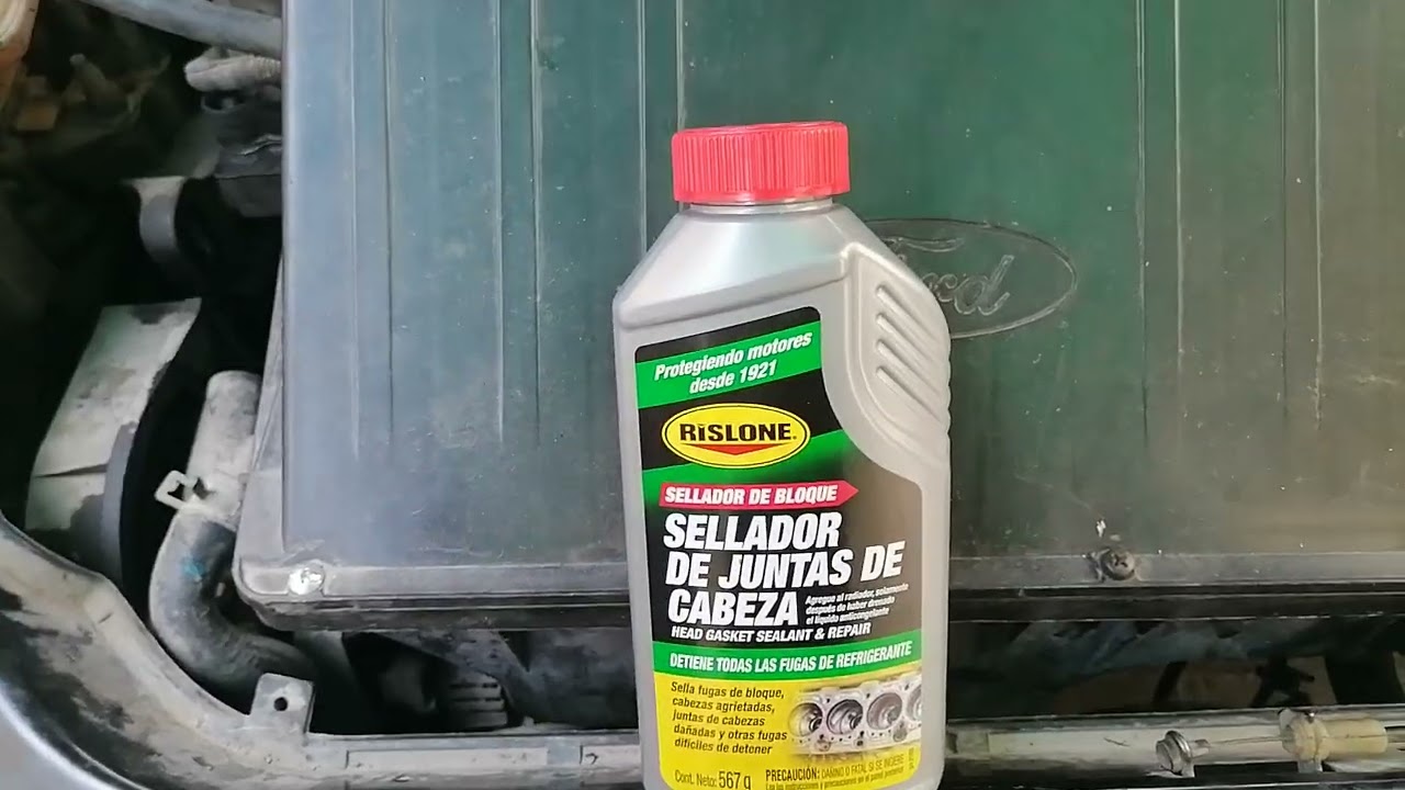Como aplicar, sellador para grietas de cabeza de motor, rislone