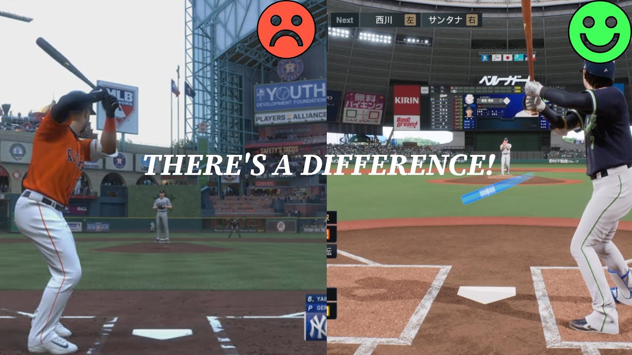 Differences Between Professional Baseball Spirits 2024-2025 PS5 AND MLB The Show (My Breakdown Pt.1)
