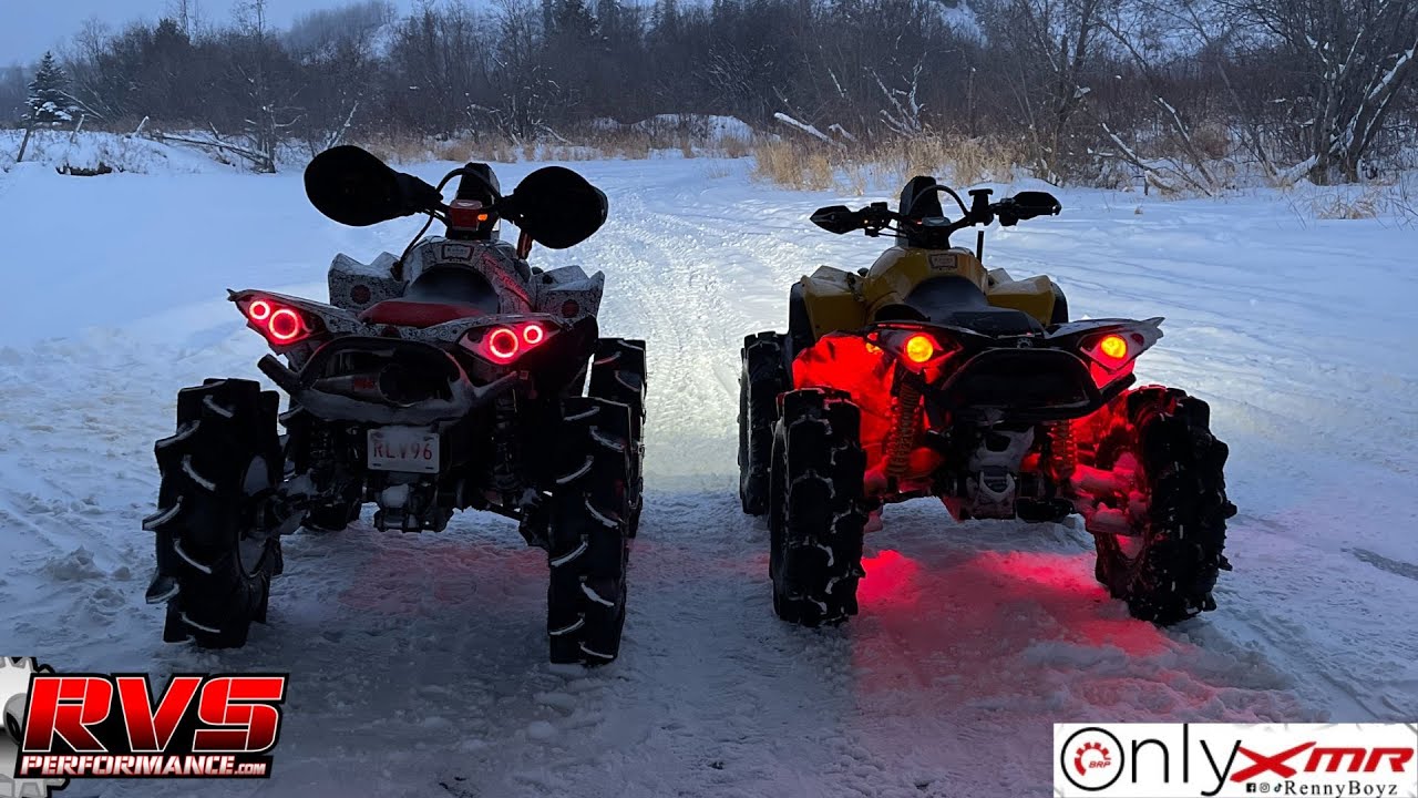 Can am Renegade XMR 1000R Gets RVS Stage 3 Tune!! Riding on the Sturgeon River