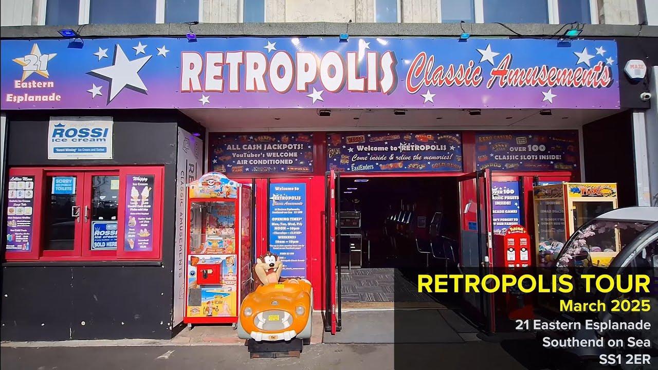 UK SLOTS: RETROPOLIS SOUTHEND ARCADE REFURB TOUR
