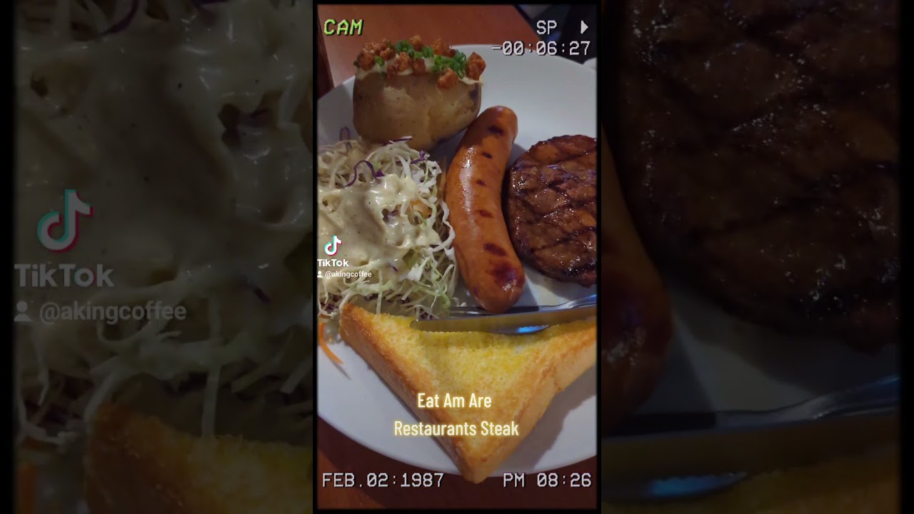 Go Experience to Eat Am Are Restaurant Steak, Bangkok