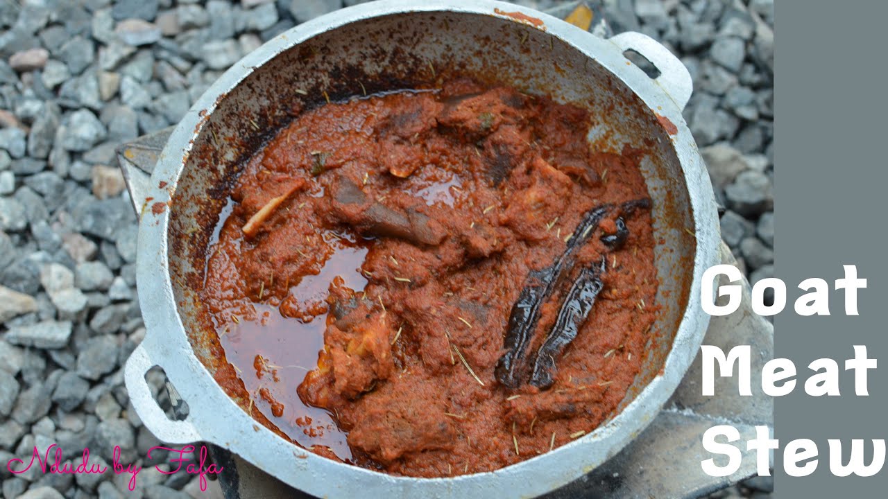 Goat Meat stew with Prekese recipe ✔️ African Spices ✔️ Ndudu by Fafa