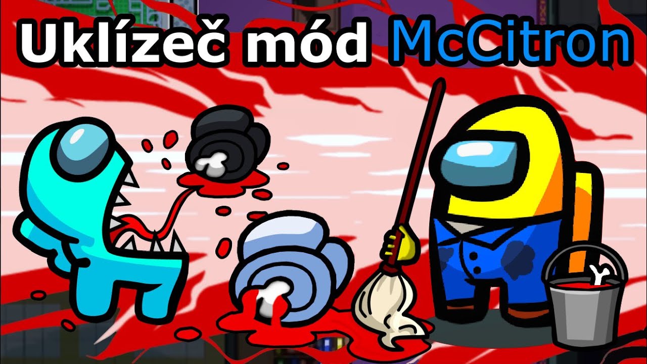 💀 Nová ROLE UKLÍZEČE v Among Us! 💦🧹 Among us mód + Návod na instalaci
