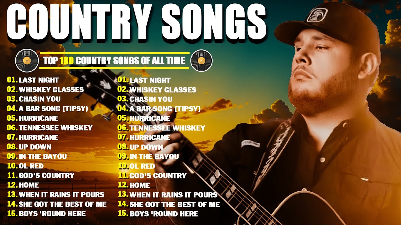 New Country Music 2025 💗Luke Combs, Morgan Wallen, Kane Brown, Chris Stapleton, Brett Young💗
