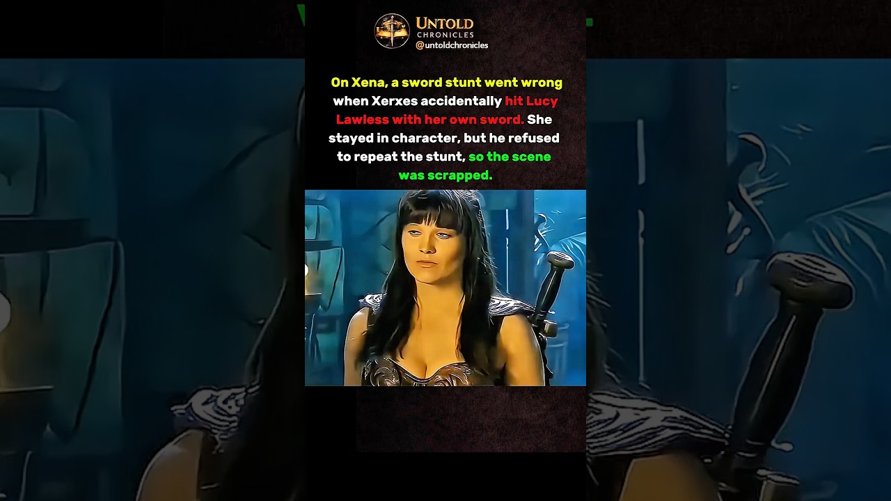 The scene was scrapped #xena #lucylawless