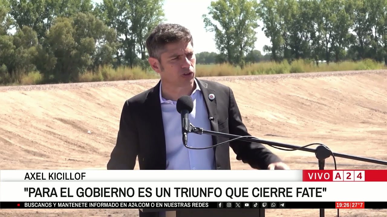📢 AXEL KICILLOF: 