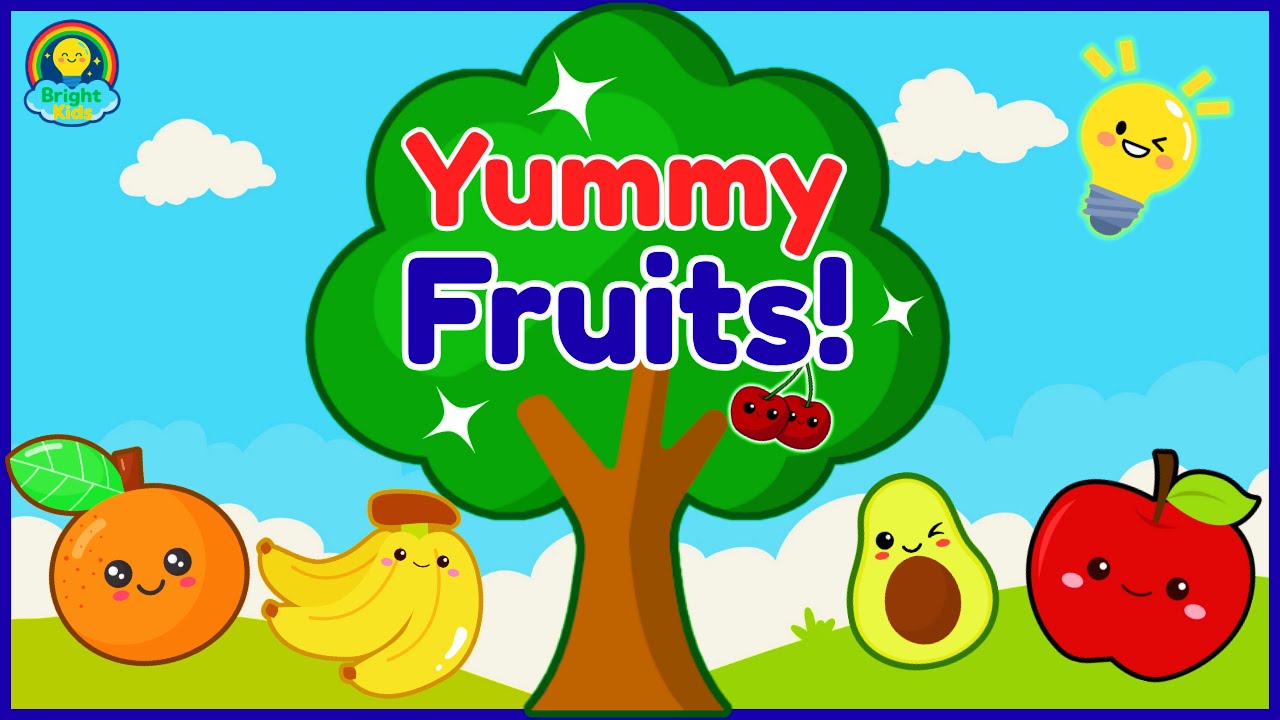 Fruits That Grow on Trees 🌳🍎 | Learn Fruit Names for Kids
