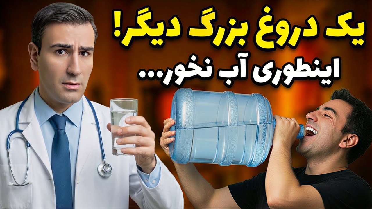 دروغ های بزرگ درباره آب خوردن که همه باور کردن! حقیقتی که کسی نمیگه!