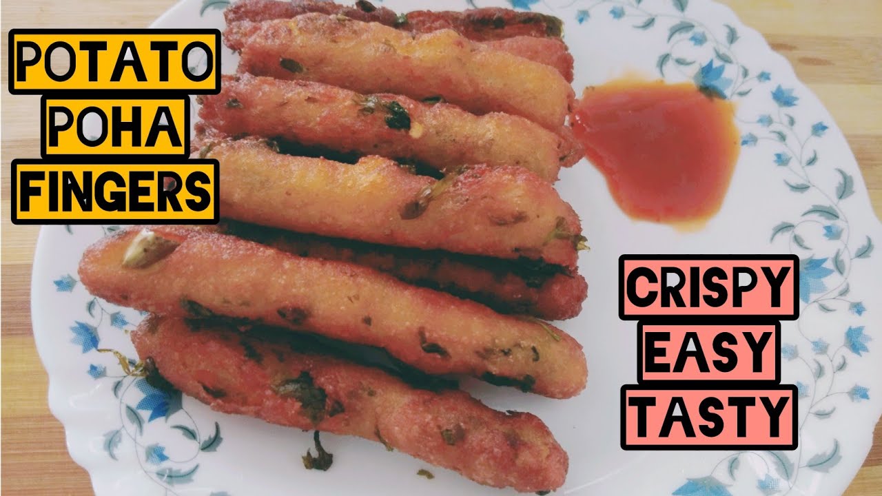 Potato Poha Fingers || Yummy Evening Snack || Kids Special Recipe