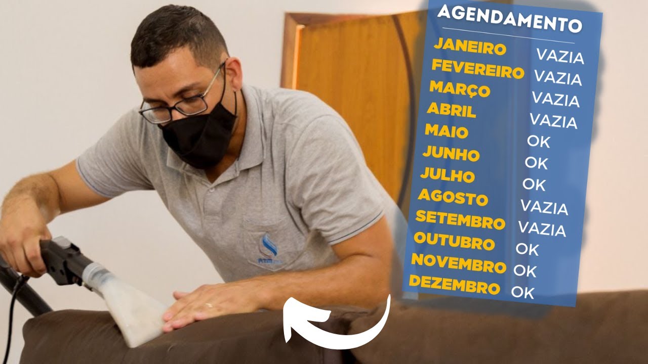 COM ESSA ESTRATÉGIA VOCÊ VAI TER SERVIÇO DE LIMPEZA DE ESTOFADOS O ANO TODO