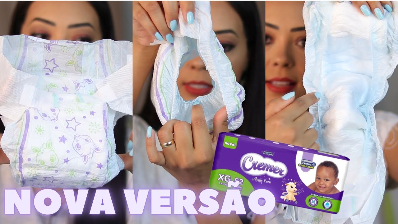 NOVA FRALDA CREMER MAGIC CARE.O QUE MUDOU?