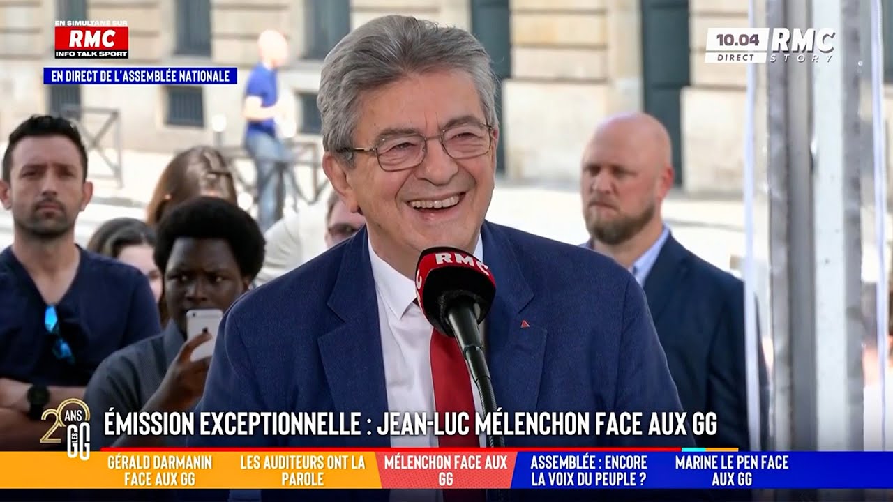 Jean-Luc Mélenchon invité des Grandes Gueules sur RMC