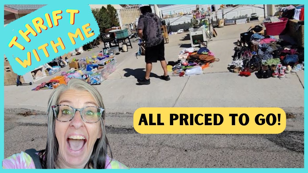 She Said It's All Priced to Go - Thrift With Me at Yard Sales in Las Vegas