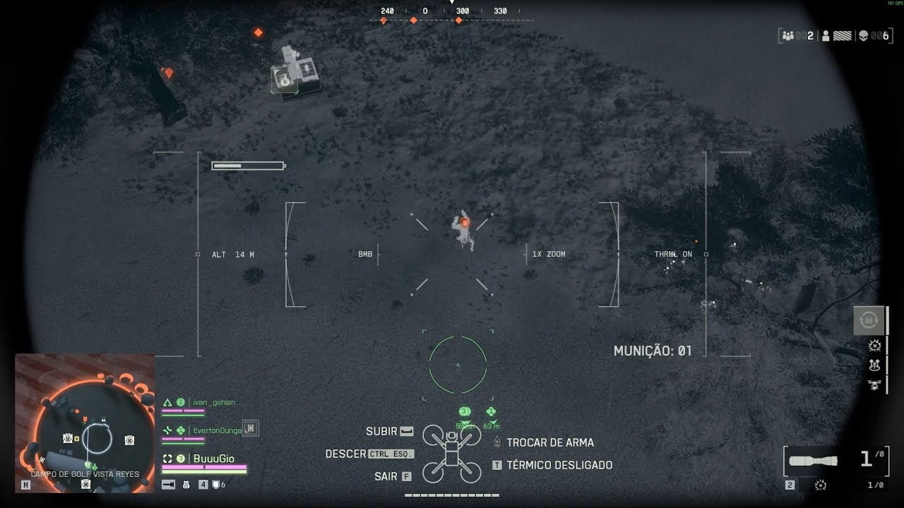 Win com DRONE BOMBA - BF6: REDSEC ft. @IvanGehlen @evertondunga