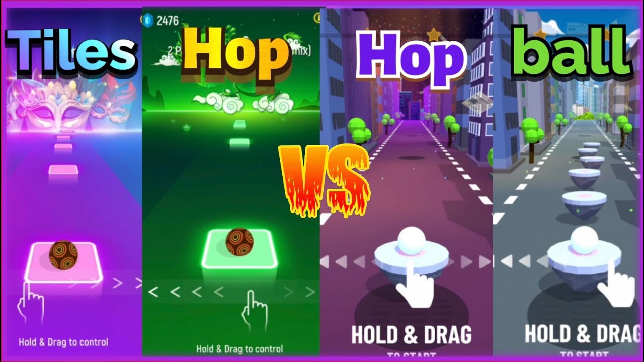 TILES HOP VS HOP BALL | Axel f | MONODY
