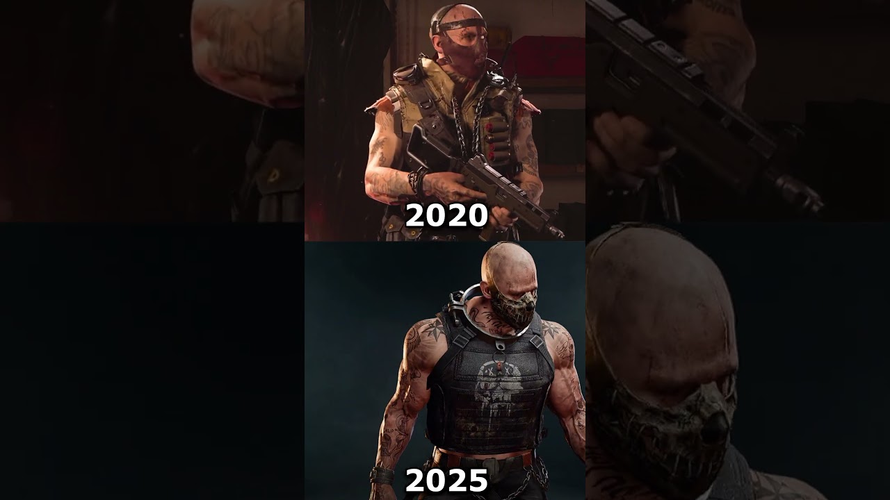 Operator Stitch in Warzone 2020 vs Warzone 2025 #callofduty #warzone #blackops