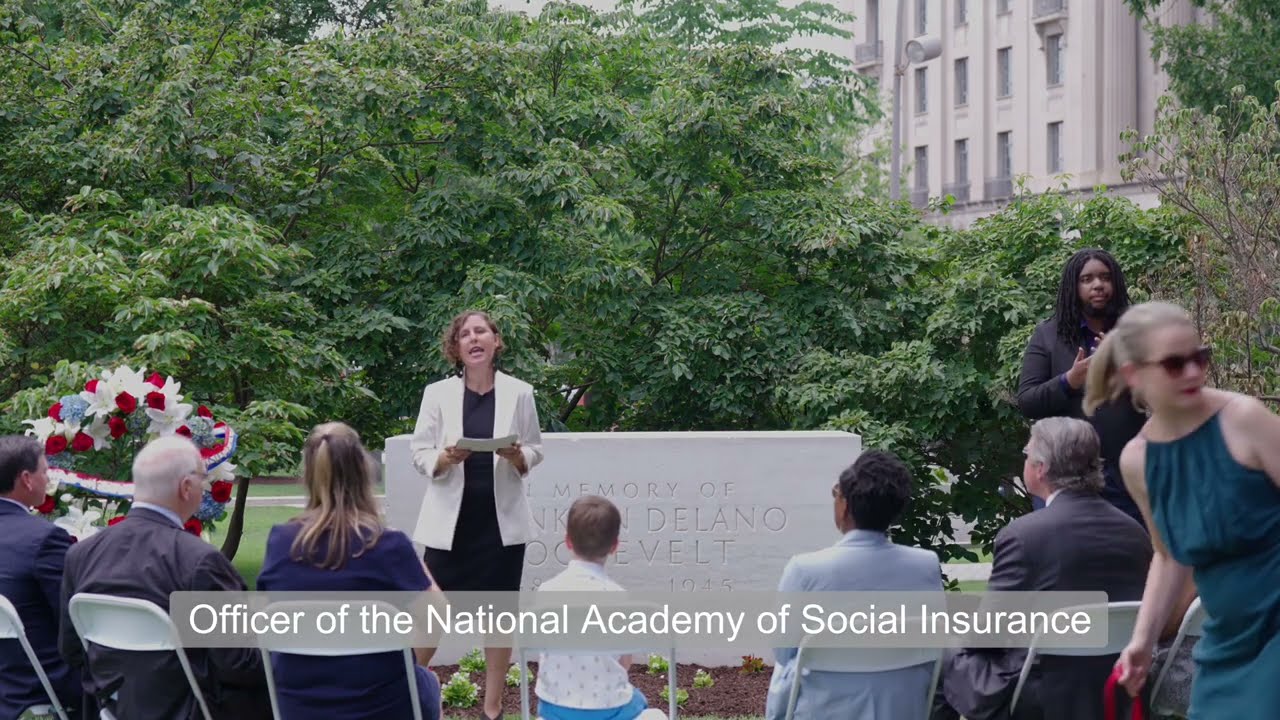 90th Anniversary of Social Security | Wreath Laying at the FDR Memorial