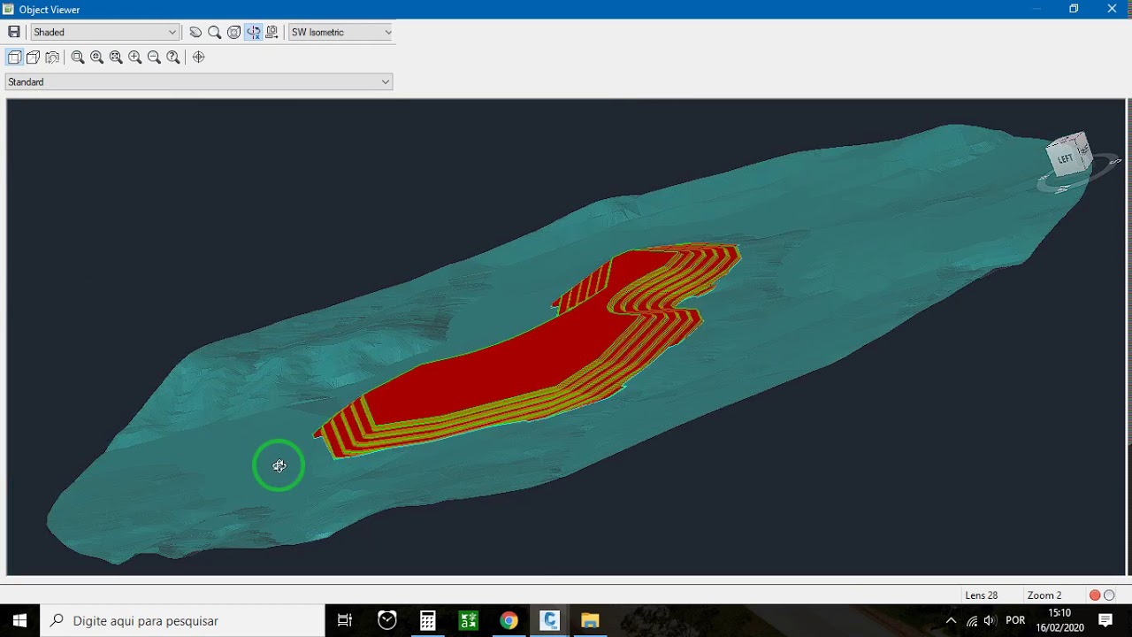 Unir superfície do terreno natural e  projeto no AutoCAD Civil 3D 2020 | Aula 18 de 18