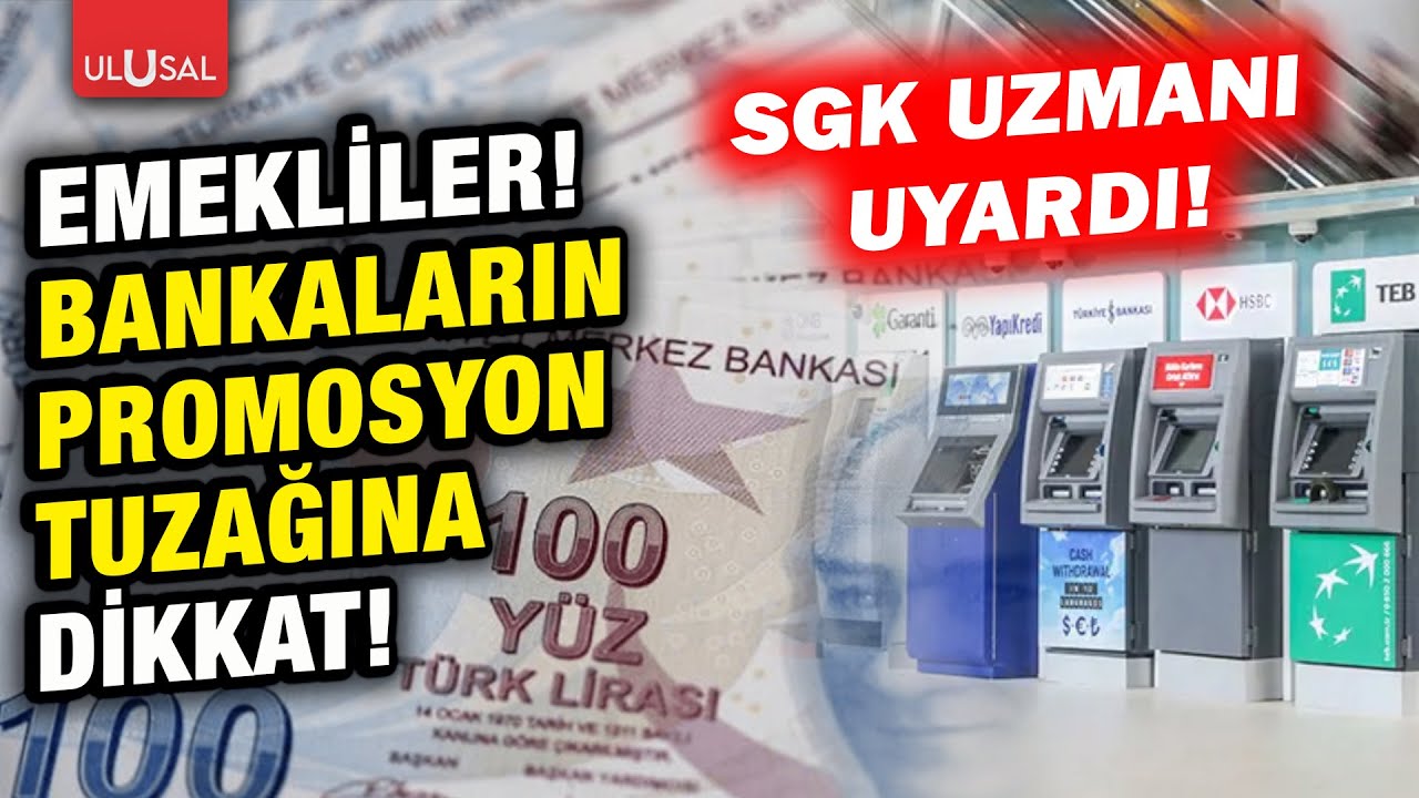 Emekli promosyonunda bankaların tuzağına dikkat! Emekliler bunlara dikkat etsin! Uzman isim uyardı!