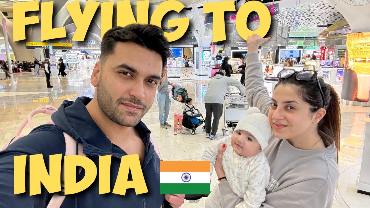 Travelling To India 🇮🇳 Chia Ki 1st Flight | Baby Travel Essentials