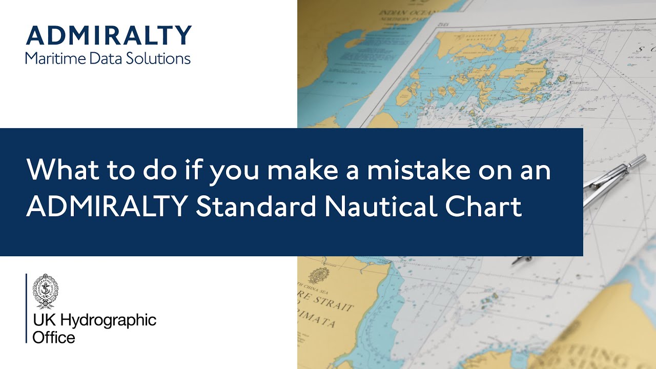 Что делать, если вы допустили ошибку на стандартной морской карте Адмиралтейства?