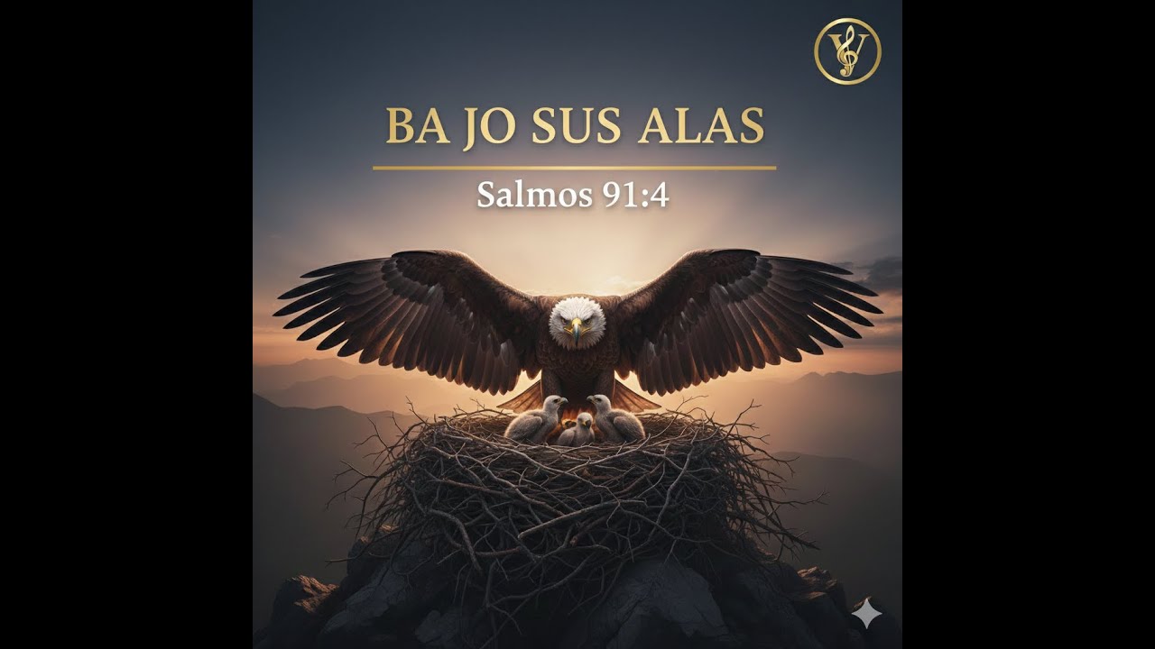 🛡️ BAJO SUS ALAS | Salmos 91;4 (Música Cristiana de Protección) ✨