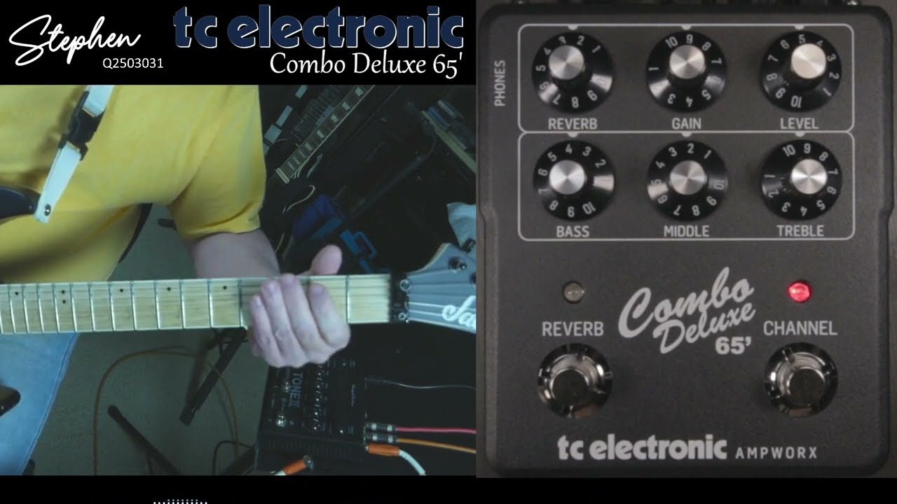 Part1 - Ampworx Combo Deluxe 65' PREAMP by tc electronic Raw Sound Review with Stephen
