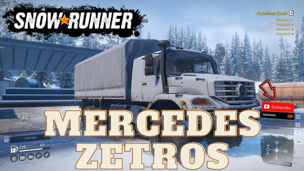 SnowRunner Mod Review | Mercedes-Benz Zetros - You NEED this in your GARAGE!