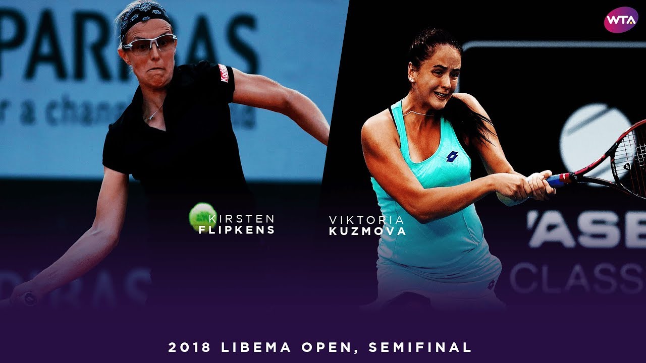Kirsten Flipkens vs. Viktoria Kuzmova | 2018 Libema Open Semifinals | WTA Highlights