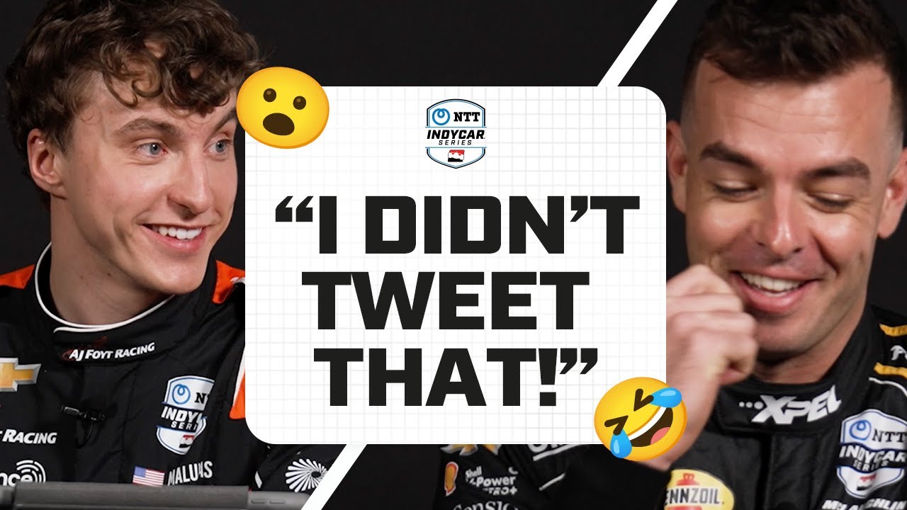 'I actually tweeted THAT?!' | INDYCAR drivers react to posts from the past 😂