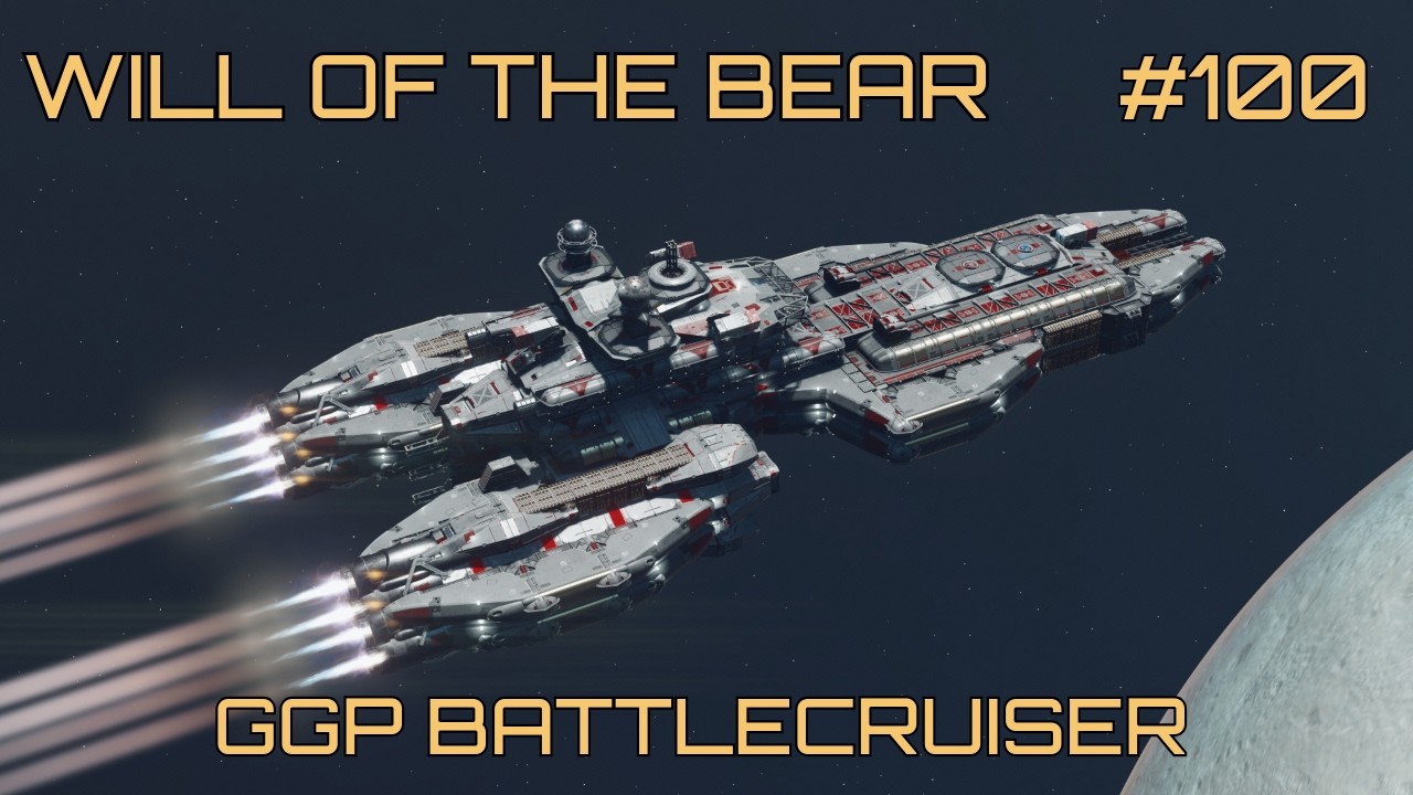Starfield - WILL OF THE BEAR, линейный крейсер класса C... Моя сотая сборка #starfield #starfield...