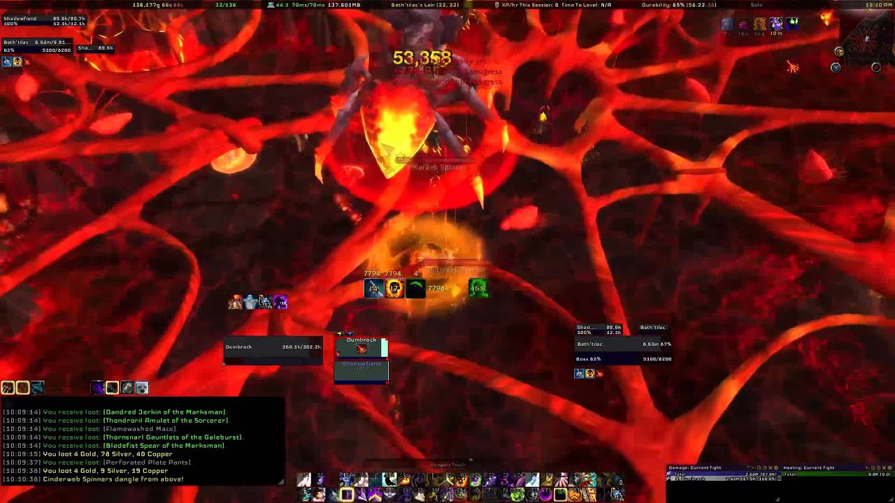 Solo clear all 25 H Cata raids montage