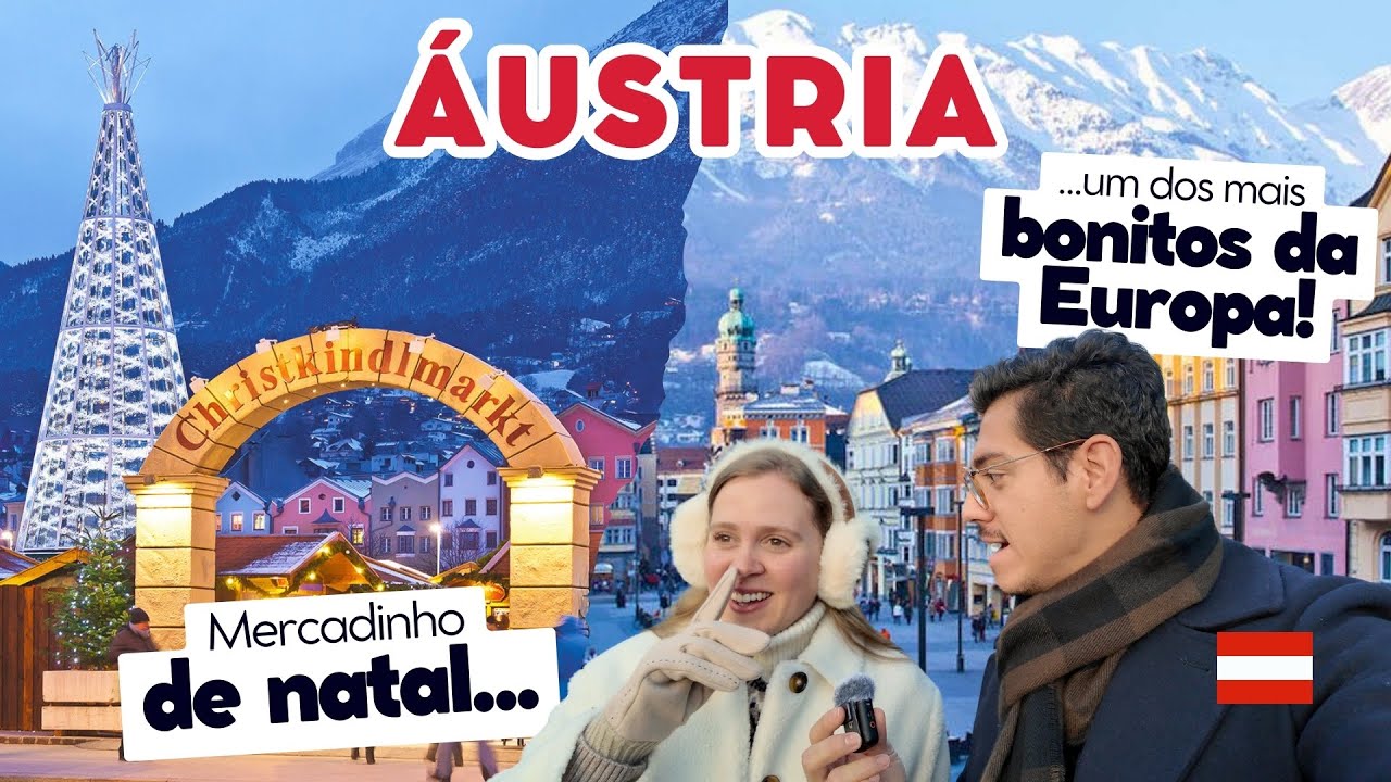 Visitando um dos mercadinhos de natal mais belos da Europa, em Innsbruck na Áustria 🇦🇹