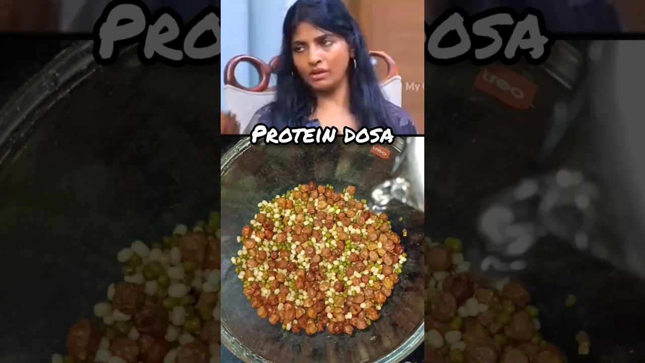 Vijay tv KANI akka Protein dosa😋 #shorts #youtubefeed #shortsfeed #vijaytv #kani #cookwithcomali