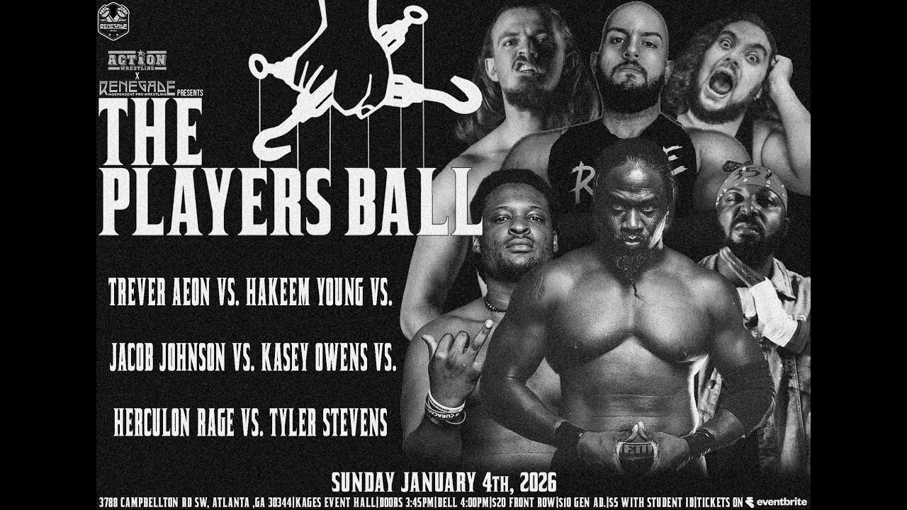 RIPW & ACTION Players Ball - 6 Man Free for All