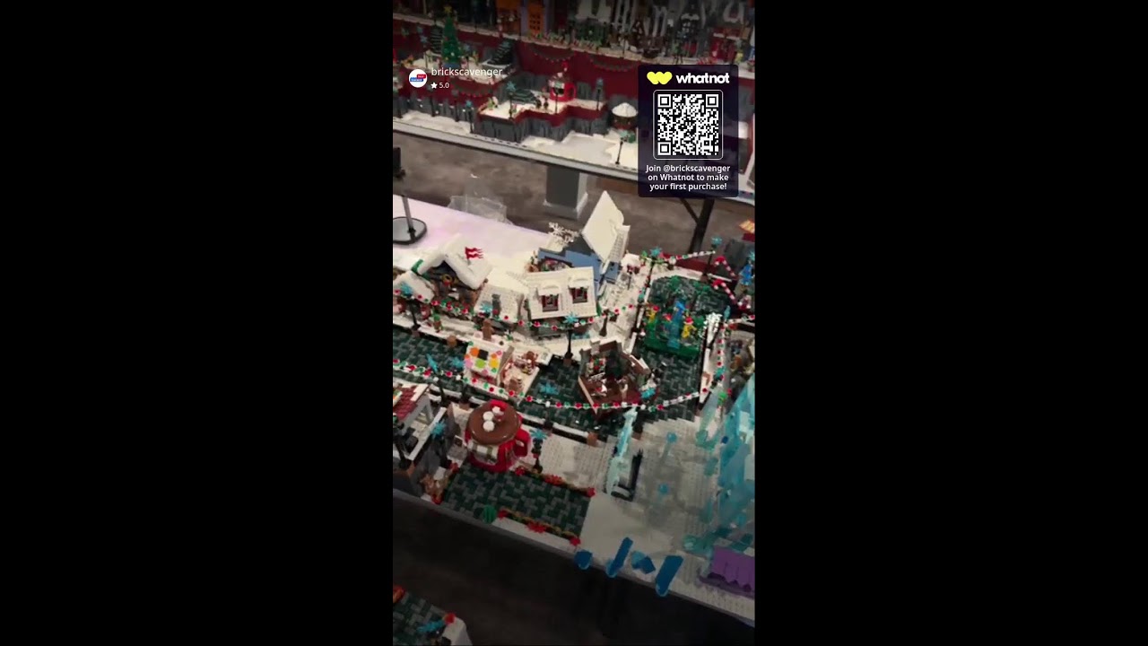 Huge Lego Winter Village Tour... Come Say Hi!