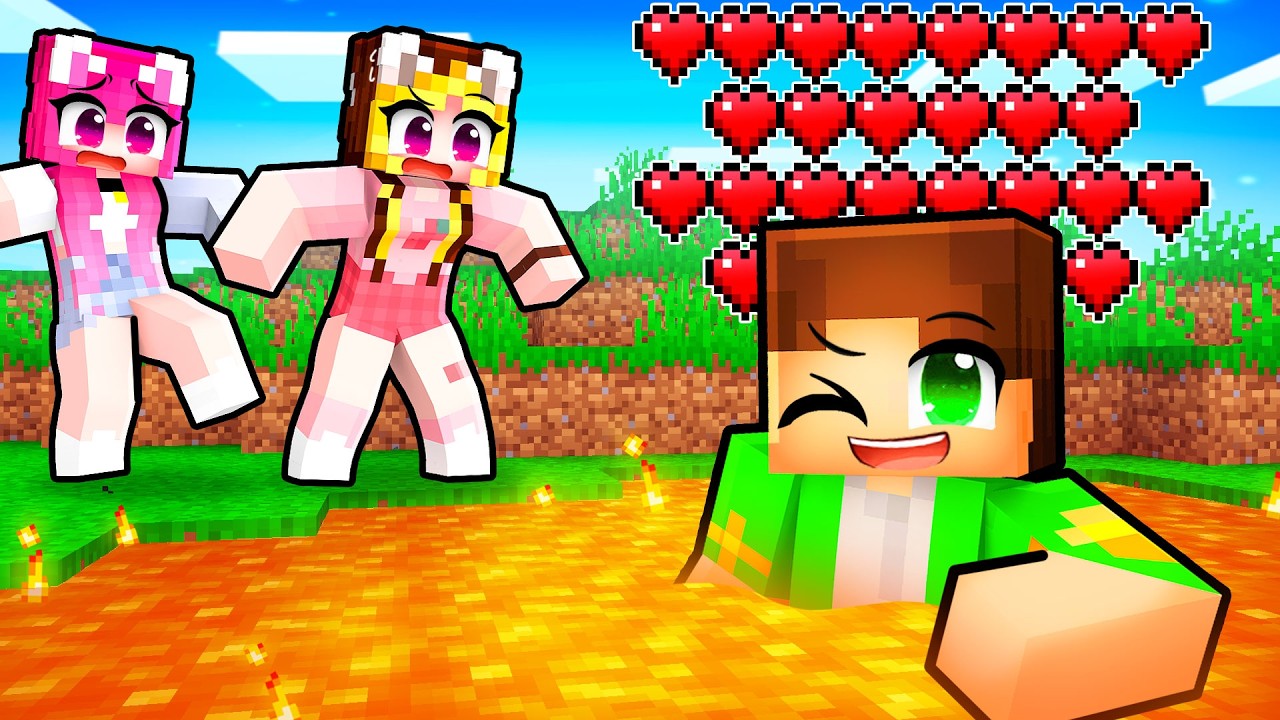 Imi *TROLLEZ* Prietenele cu INIMI INFINITE pe Minecraft...
