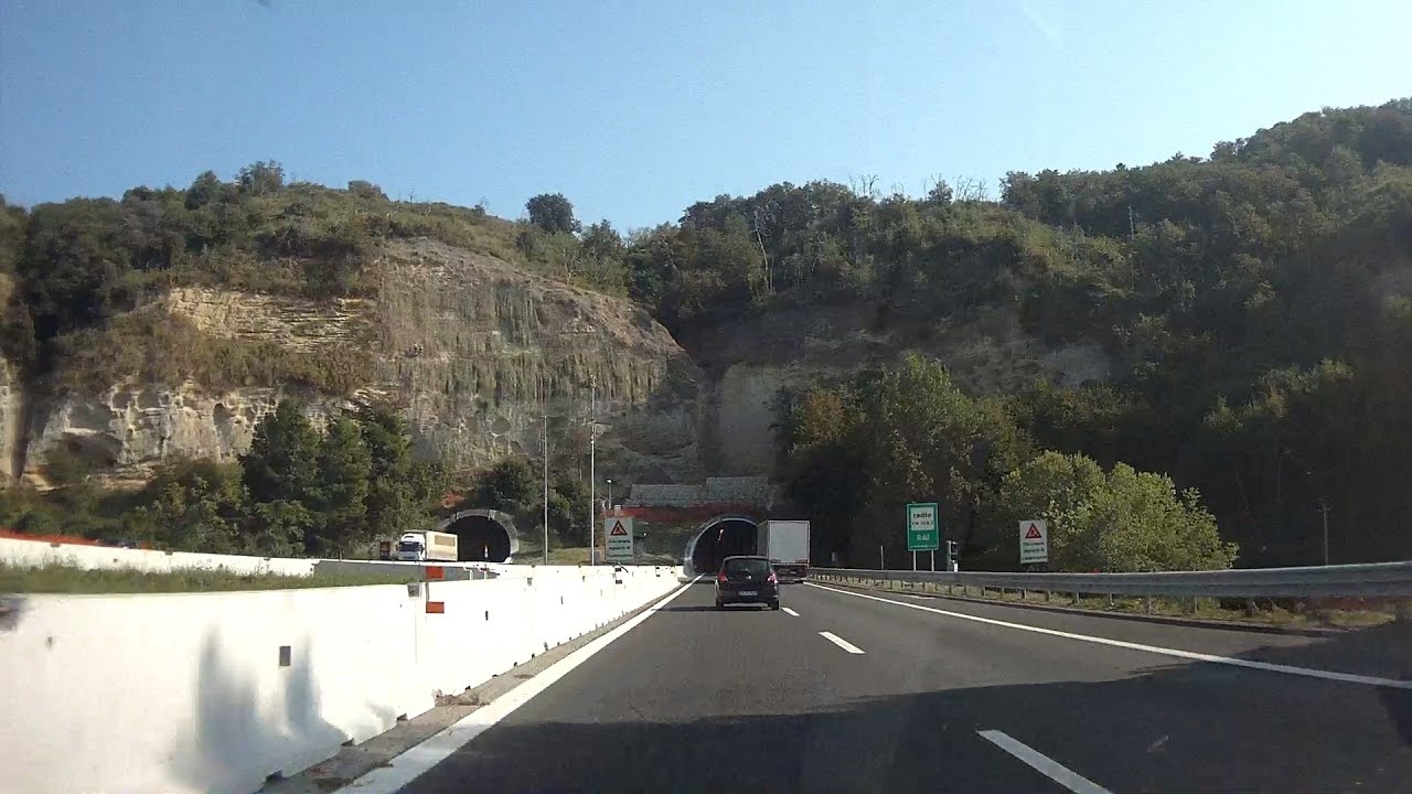 Italy: A14 Ancona - San Benedetto del Tronto (Autostrada Adriatica)