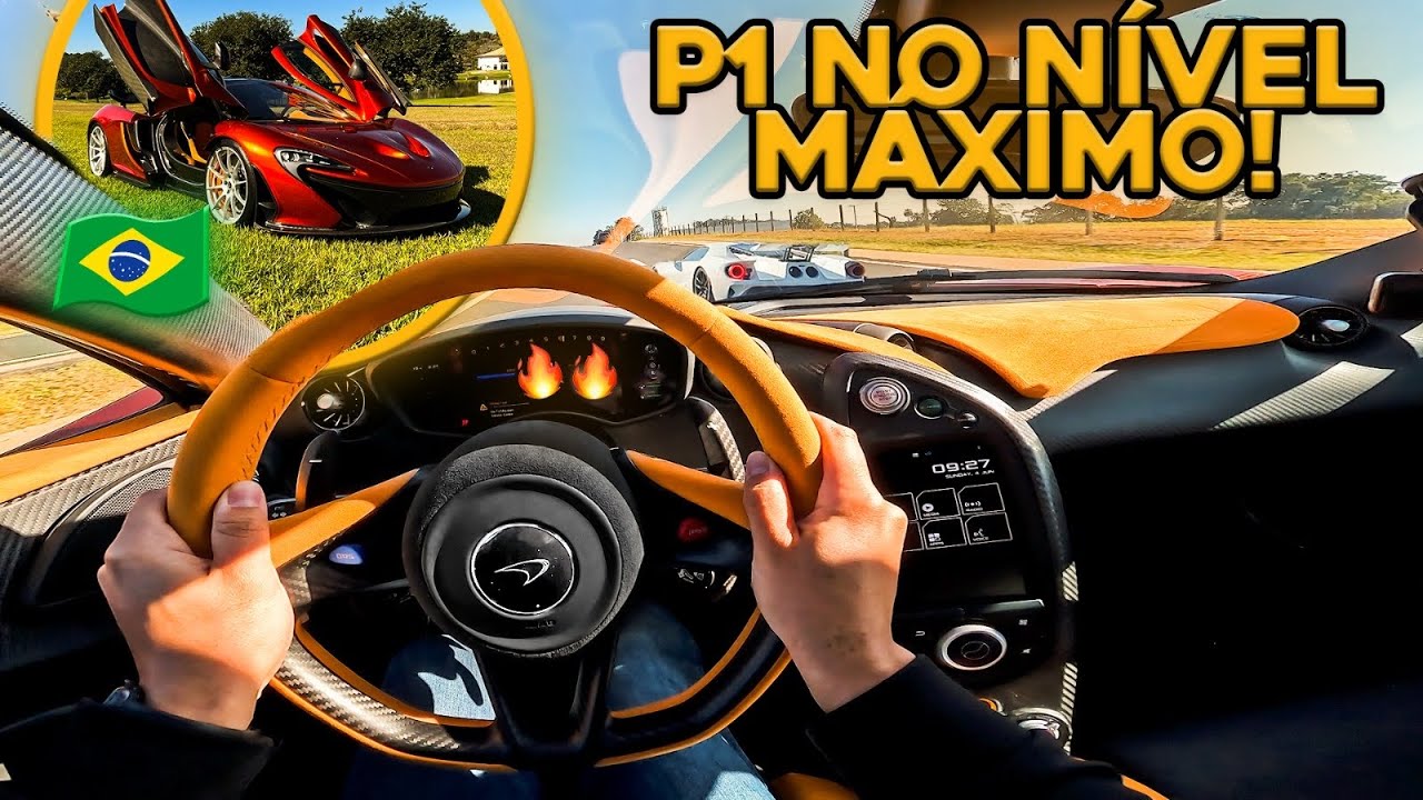 ACELERANDO TUDO NA MCLAREN P1 * MCLAREN MAIS CARA DO BRASIL *