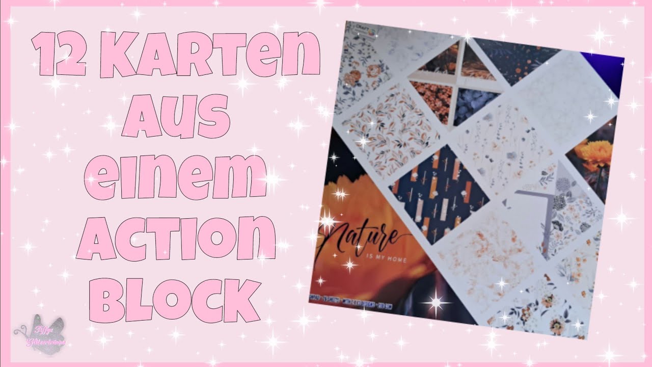 💕 12 Karten aus einem Action Block 💕 Nature is my Home