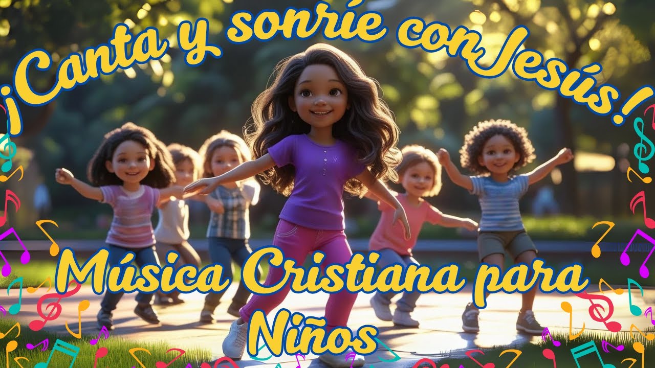 ¡Aplaude con alegría!👏 Canta y sonríe  con Jesús 🎶 Canción Cristiana Infantil