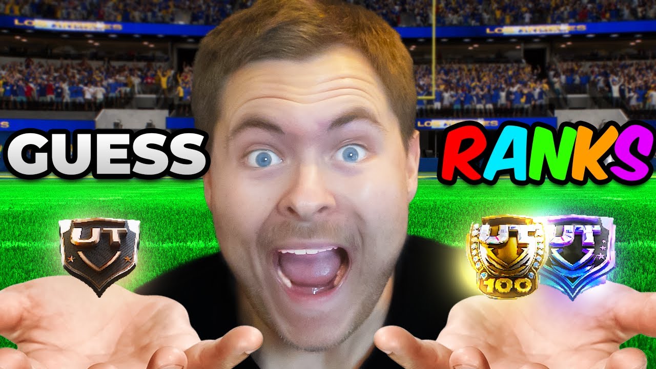 Угадывание ВАШЕГО ранга в Madden