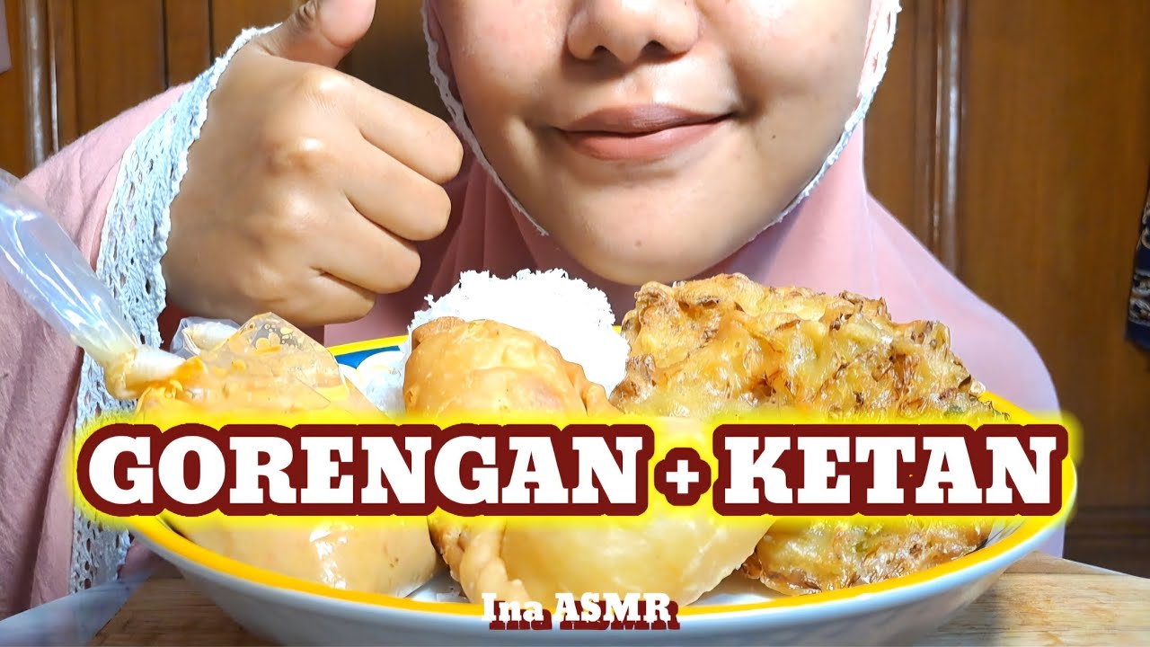 MUKBANG ASMR - MENIKMATI CUACA MENDUNG DIPAGI HARI DENGAN GORENGAN DAN KETAN 🔥🔥
