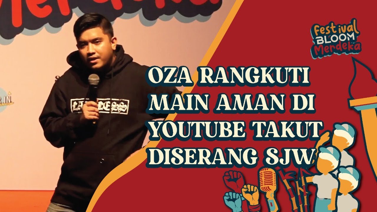 OZA RANGKUTI MATERI AMAN BUAT YOUTUBE! - Festival Bloom Merdeka