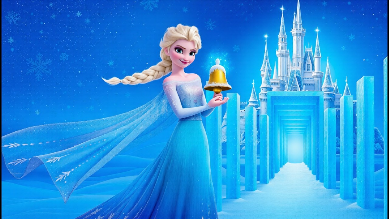 Frozen: A aventura do sino que revela segredos na neve 🔔 História Infantil Encantada #zigzigtoon
