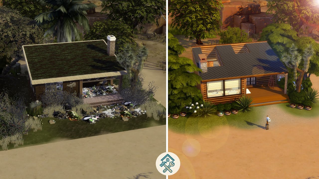 ELA SÓ ME DEU 50 SIMOLEONS PARA REFORMAR ESSA CABANA, VAMOS REFORMAR! 😍│ Slow Build │ Construção
