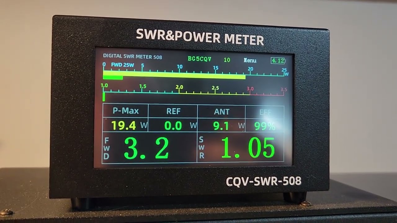 CQV SWR508 touchscreen SWR/Power meter,  should you buy one, thats the real question as we discover?