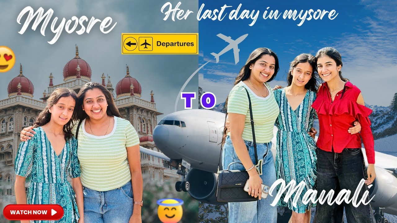 Himanshi’s last day in Mysuru | Mysuru place | #rachithaumesh 