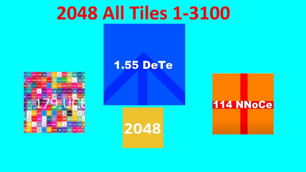 2048 All Tiles 1-3100