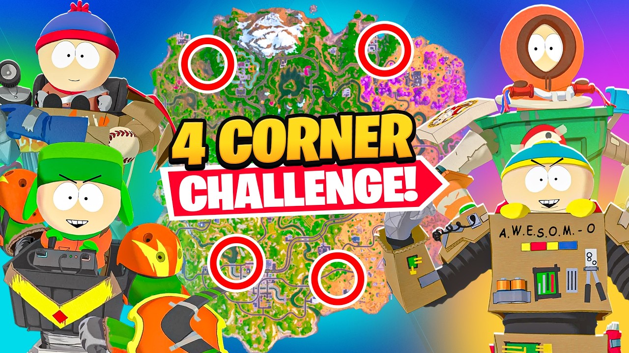 The 4 CORNER *South Park* Challenge!